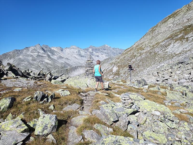 Foto: Wolfgang Lauschensky / Wandertour / Rauchkofel 3251m von Prettau / Abzweig vom Lausitzerweg zum Südgrat / 31.08.2025 01:09:00