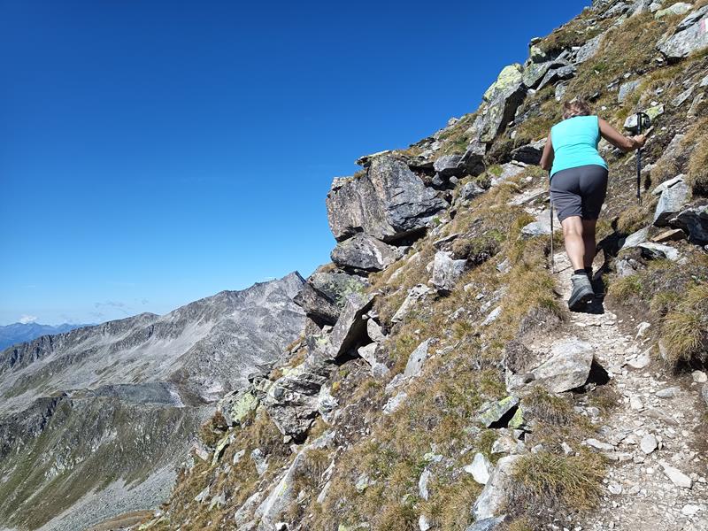 Foto: Wolfgang Lauschensky / Wandertour / Rauchkofel 3251m von Prettau / steiler Südgratrücken / 31.08.2025 01:08:50