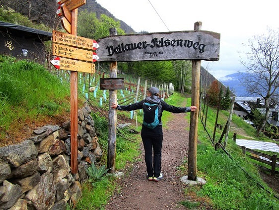 Foto: Andreas Koller / Klettersteigtour / Vellauer Felsenweg (1362m) / Offizieller Beginn des Vellauer Felsenweges / 03.09.2025 02:05:25