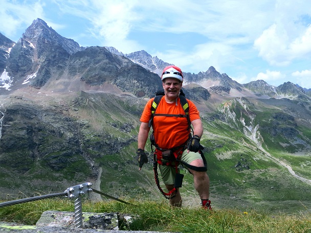 Foto: Andreas Koller / Klettersteigtour / Wiesbadener Hütte Klettersteige1: bolting.eu-Steig (2697m) / Ausstieg auf 2510m / 20.10.2025 00:21:53