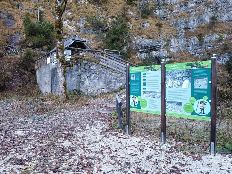 Foto: Wolfgang Lauschensky / Wandertour / Hinterer und Vorderer Rauschberg von Weißbach / am Ende der Schwarzachenklamm / 15.11.2025 12:58:28