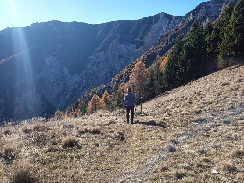 Foto: Wolfgang Lauschensky / Wandertour / Monte Spilech 1725m / Rifugio Casarota vom Monte Spilech / 16.11.2025 18:53:02