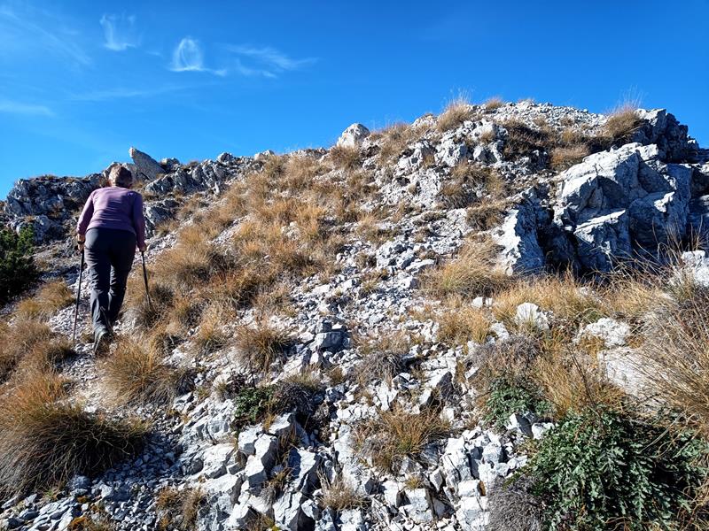 Foto: Wolfgang Lauschensky / Wandertour / Cima Palon 1915m Überschreitung / Gipfelschrofen der Rocchetta / 17.11.2025 16:09:52