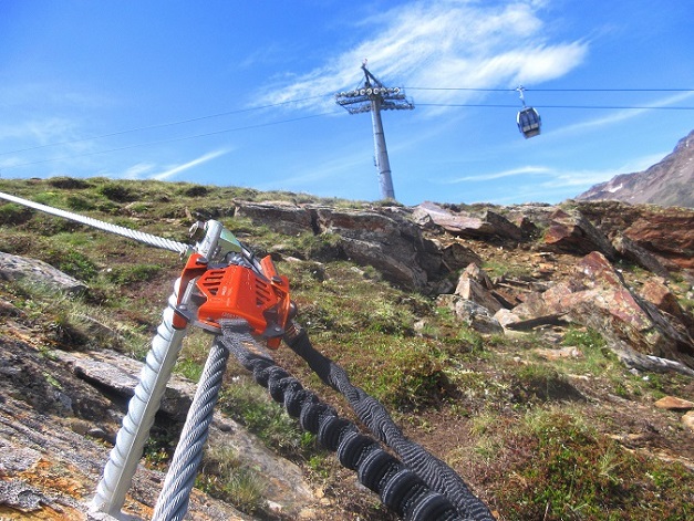 Foto: Andreas Koller / Klettersteigtour / Klettersteig Hohe Mut (2670m) / Ausstieg kurz unterhalb der Bergstation / 14.05.2026 01:42:59