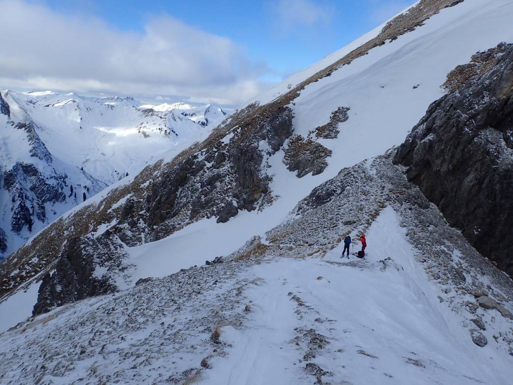 Foto: Manfred Karl / Skitour / Ruchwannenkopf (2179 m) - Überschreitung / Scharte zwischen Hörnle und Ruchwannenkopf / 23.06.2026 10:07:32