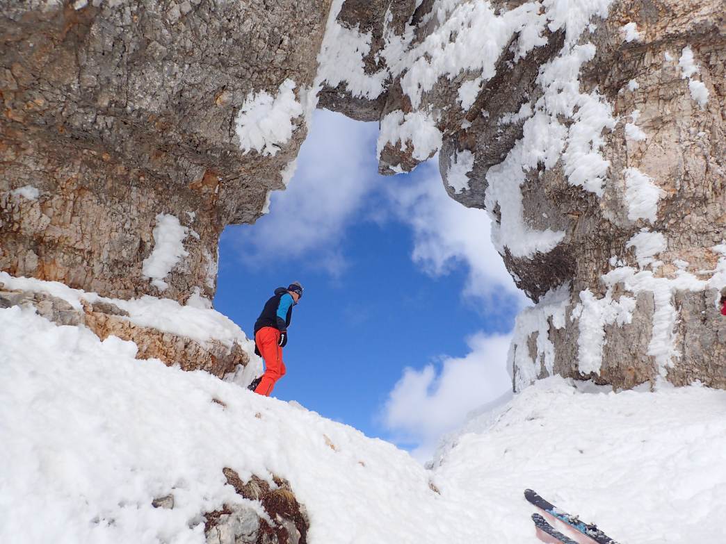 Foto: Manfred Karl / Skitour / Prestreljenik Fenster (2391 m) – Sella Ursic (2280 m) / Im okno / 23.06.2026 12:19:15