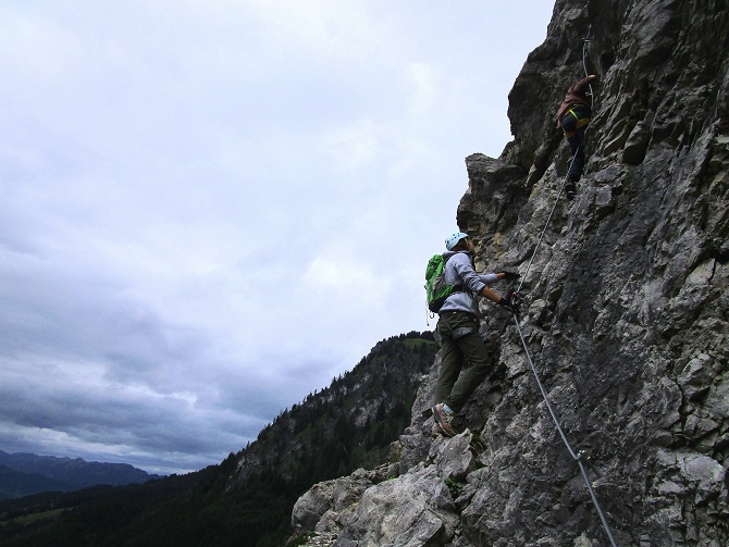 Foto: Andreas Koller / Klettersteigtour / Ostrachtaler Klettersteig (1228m) / Im Ostrachtaler Klettersteig / 17.06.2026 01:38:10
