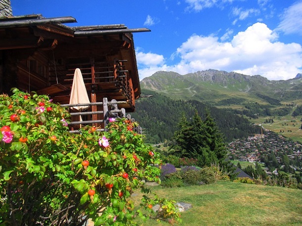 Foto: Andreas Koller / Klettersteigtour / Pierre Avoi Steiganlage (2473m) / Die Chalets von Verbier / 09.07.2026 13:27:43