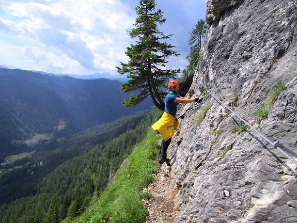 Foto: Andreas Koller / Klettersteigtour / Via ferrata Les Cordes und Pre Janin (2180m) / 14.08.2026 19:51:32