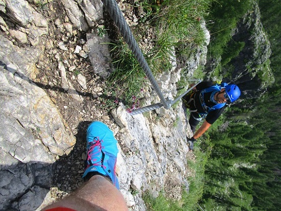 Foto: Andreas Koller / Klettersteigtour / Via ferrata Les Cordes und Pre Janin (2180m) / 14.08.2026 19:51:20