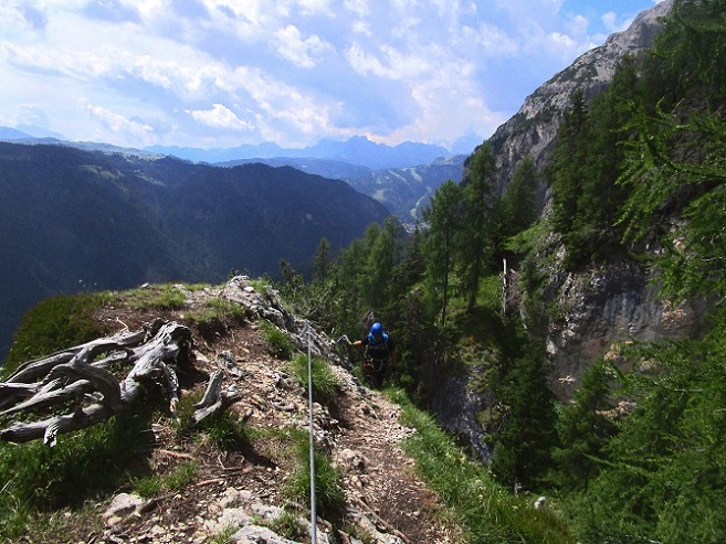 Foto: Andreas Koller / Klettersteigtour / Via ferrata Les Cordes und Pre Janin (2180m) / Ausstieg / 14.08.2026 19:50:51