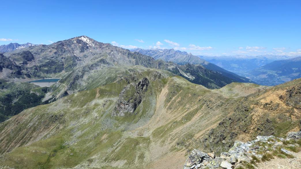 Foto: Manfred Karl / Wandertour / Hoher Dieb (2730 m) von der Tarscher Alm / Blick hinüber zum Hasenöhrl / 22.09.2026 19:57:06