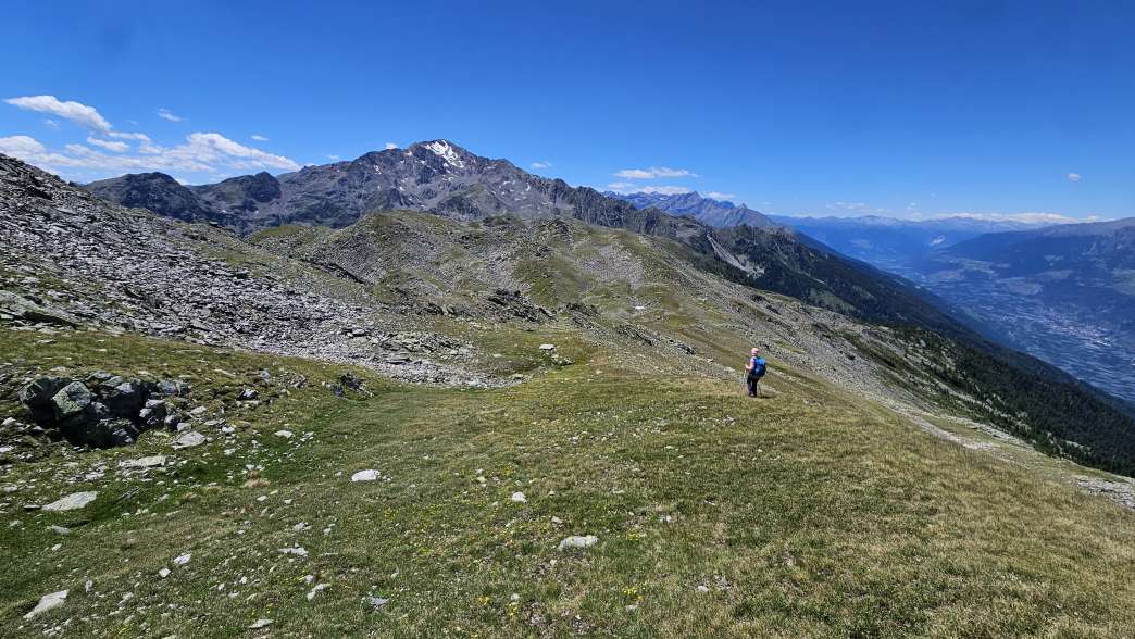 Foto: Manfred Karl / Wandertour / Hoher Dieb (2730 m) von der Tarscher Alm / Abstieg vom Hochjoch / 22.09.2026 19:54:24