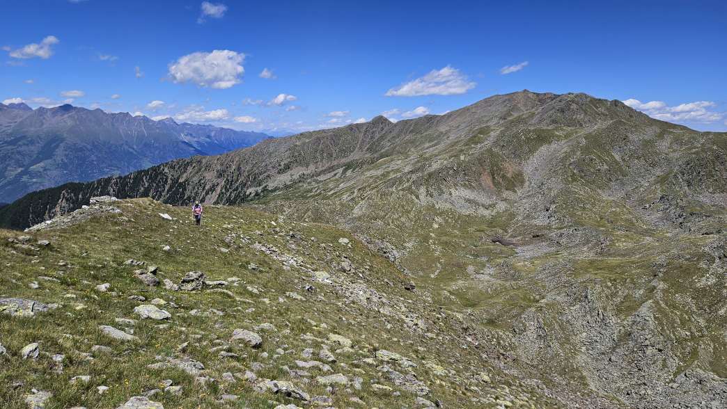 Foto: Manfred Karl / Wandertour / Hoher Dieb (2730 m) von der Tarscher Alm / Aufstieg zum Ex Skilift Gipfel / 22.09.2026 19:51:54