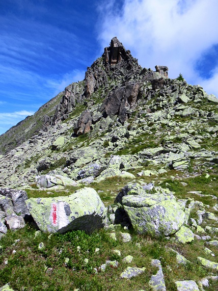 Foto: Andreas Koller / Klettertour / Südgrat auf den Graukogel (2492m) / Einstieg in den Gratabschnitt / 03.10.2026 16:48:40