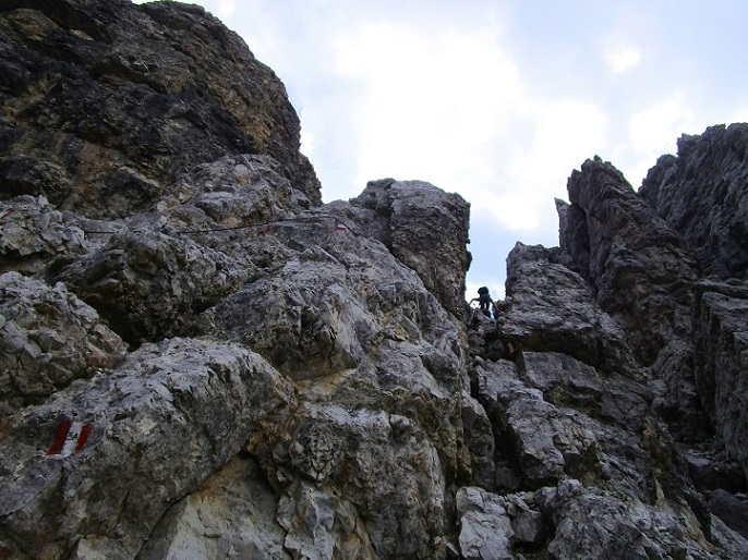 Foto: Andreas Koller / Klettersteigtour / Via ferrata Furcela Nives und Piz Duleda (2909m) / Die Ferrata Furcela Nives / 11.10.2026 22:38:16