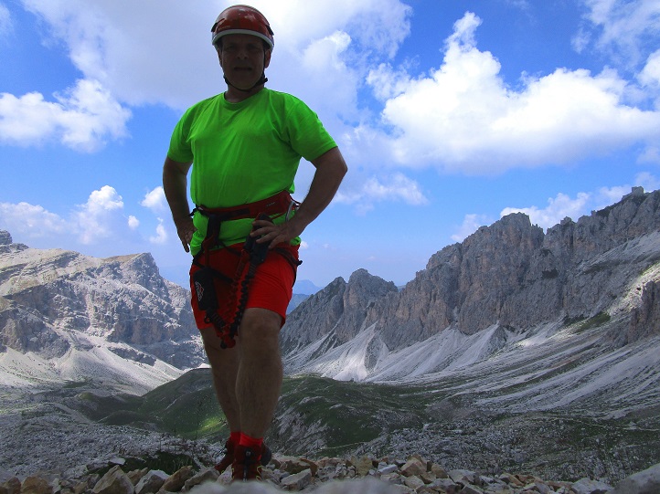 Foto: Andreas Koller / Klettersteigtour / Via ferrata Furcela Nives und Piz Duleda (2909m) / Beim Einstieg / 11.10.2026 22:37:41