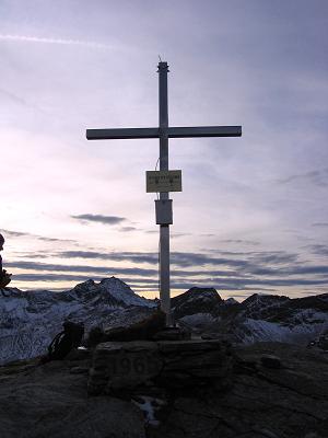 Foto: Andreas Koller / Wandertour / Lanisch Seen und Oblitzen (2658 m) / Am Gipfel der Oblitzen / 09.01.2007 01:43:49