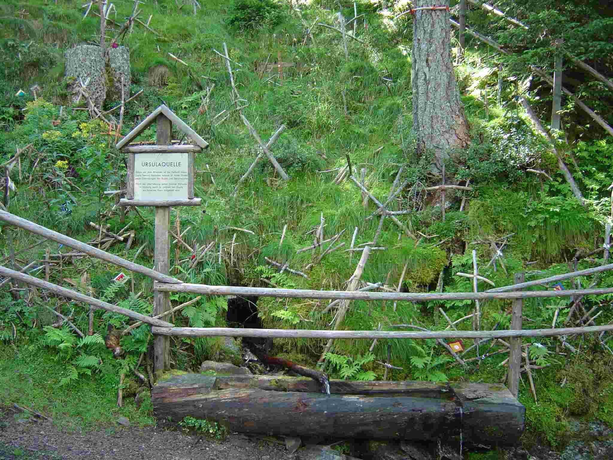 Foto: Manfred Karl / Wandertour / Kruckenspitze, 1886 m / Ursulaquelle / 03.05.2007 06:22:57