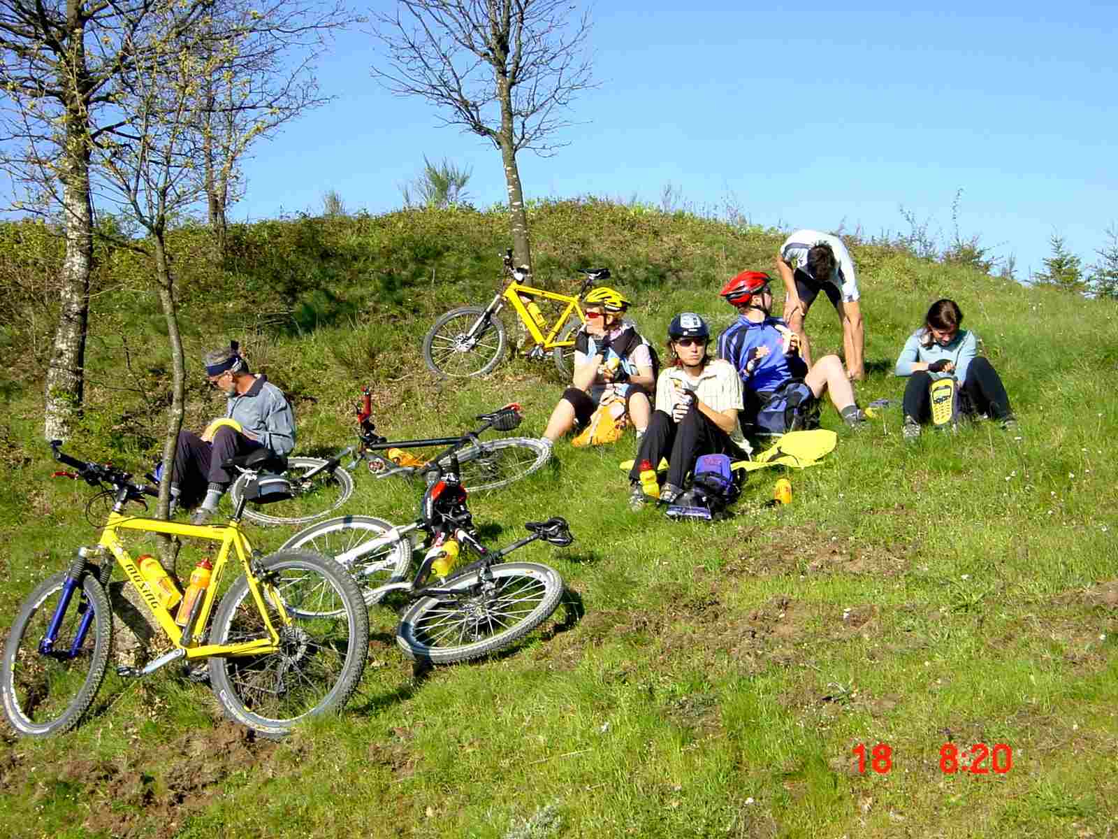 Foto: Manfred Karl / Mountainbiketour / Monte Ginezzo, 928 m / Erste Gipfelrast / 20.06.2007 06:21:46