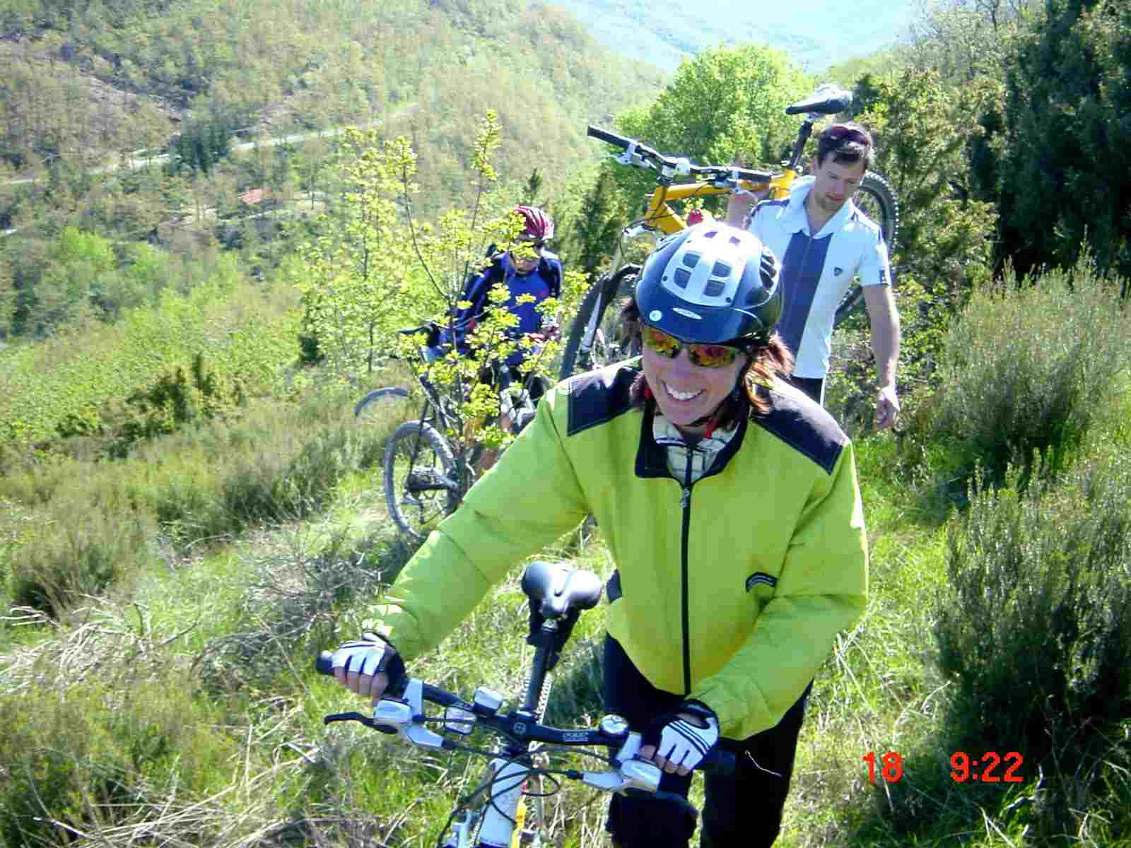 Foto: Manfred Karl / Mountainbiketour / Monte Ginezzo, 928 m / Schiebestück / 20.06.2007 06:21:20
