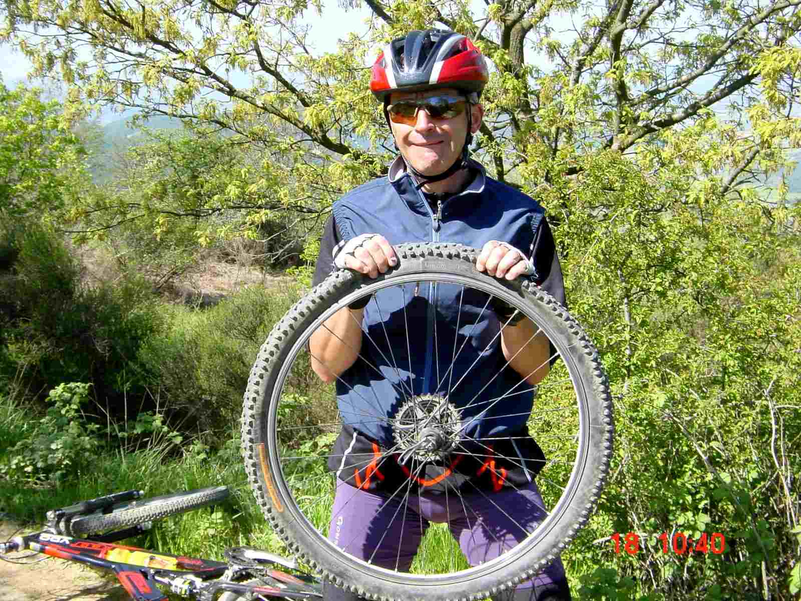 Foto: Manfred Karl / Mountainbiketour / Monte Ginezzo, 928 m / Das gehört dazu! / 20.06.2007 06:17:19
