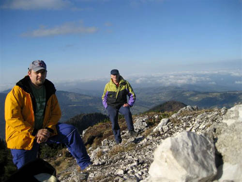 Foto: Gerald Engelmaier / Wandertour / Von Scharnstein auf den Windhagkogel / Am Gipfel / 27.12.2006 18:02:00