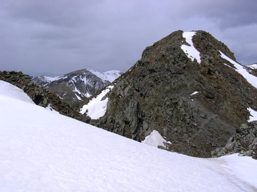 Foto: Andreas Koller / Wandertour / Lattersteig und sechs Gipfel (2320 m) / Steilanstieg zur Bretthöhe / 27.12.2006 18:03:02