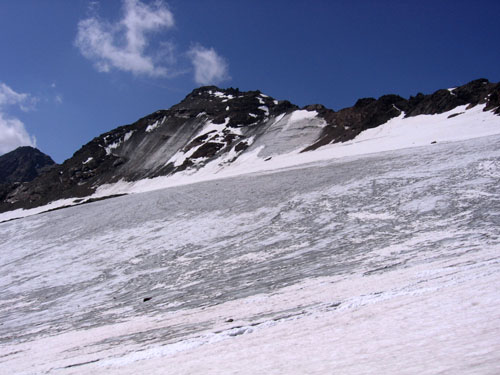 Foto: Andreas Koller / Wandertour / Hintere Eggenspitze - auf den höchsten Gipfel über dem Ultental (3443 m) / Der Weißbrunnferner / 27.12.2006 18:04:43