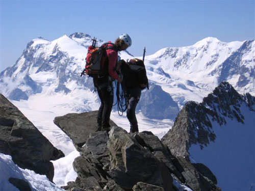 Foto: Andreas Koller / Wandertour / Der Dom - auf das Dach der Schweiz (4545 m) / 27.12.2006 18:05:14