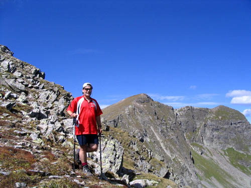 Foto: Andreas Koller / Wandertour / Rupprechtseck - Runde (2591 m) / Unterhalb des Birgofen mit Rupprechtseck im Hintergrund / 27.12.2006 18:06:45