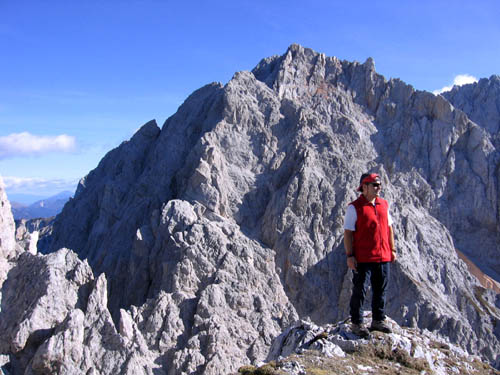 Foto: Andreas Koller / Wandertour / Spik - Überschreitung (2473 m) / Beim Einstieg zur Schlüsselstelle / 27.12.2006 18:08:31