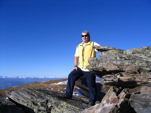 Foto: Andreas Koller / Wandertour / Vom Klippitztörl über die Große Saualpe (2079 m) / Am Gipfel des Kaiserofen / 27.12.2006 18:08:58